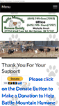 Mobile Screenshot of battlemountainhumanesociety.org